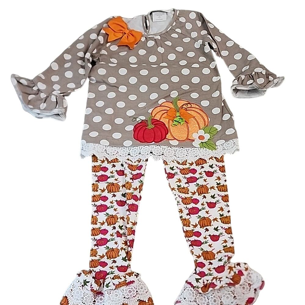 Rare Editions Two Piece Thanksgiving Outfit, 4